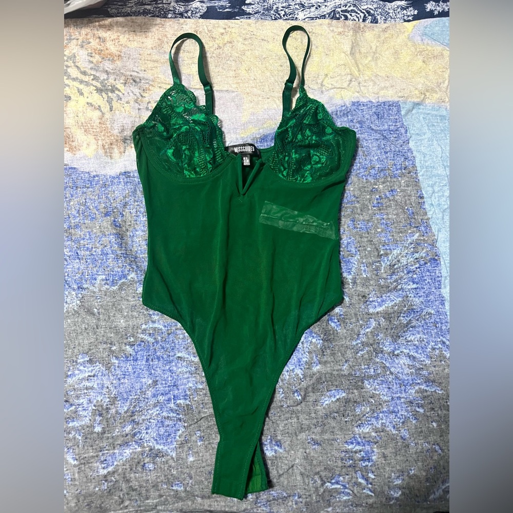Green Bodysuit from Missguided